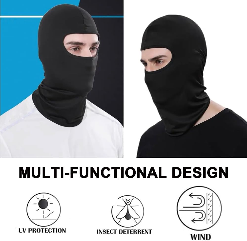 Balaclava Ski Mask, Motorcycle Cycling Windproof Neck Warmer UV Protector Cooling for Men/Women image number 1