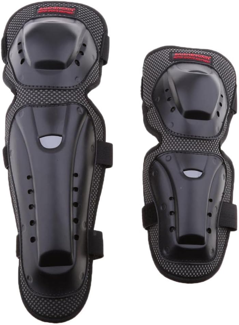 1 Set Motorcycle Protective Elbow and Knee Pads Guard Black image number 3