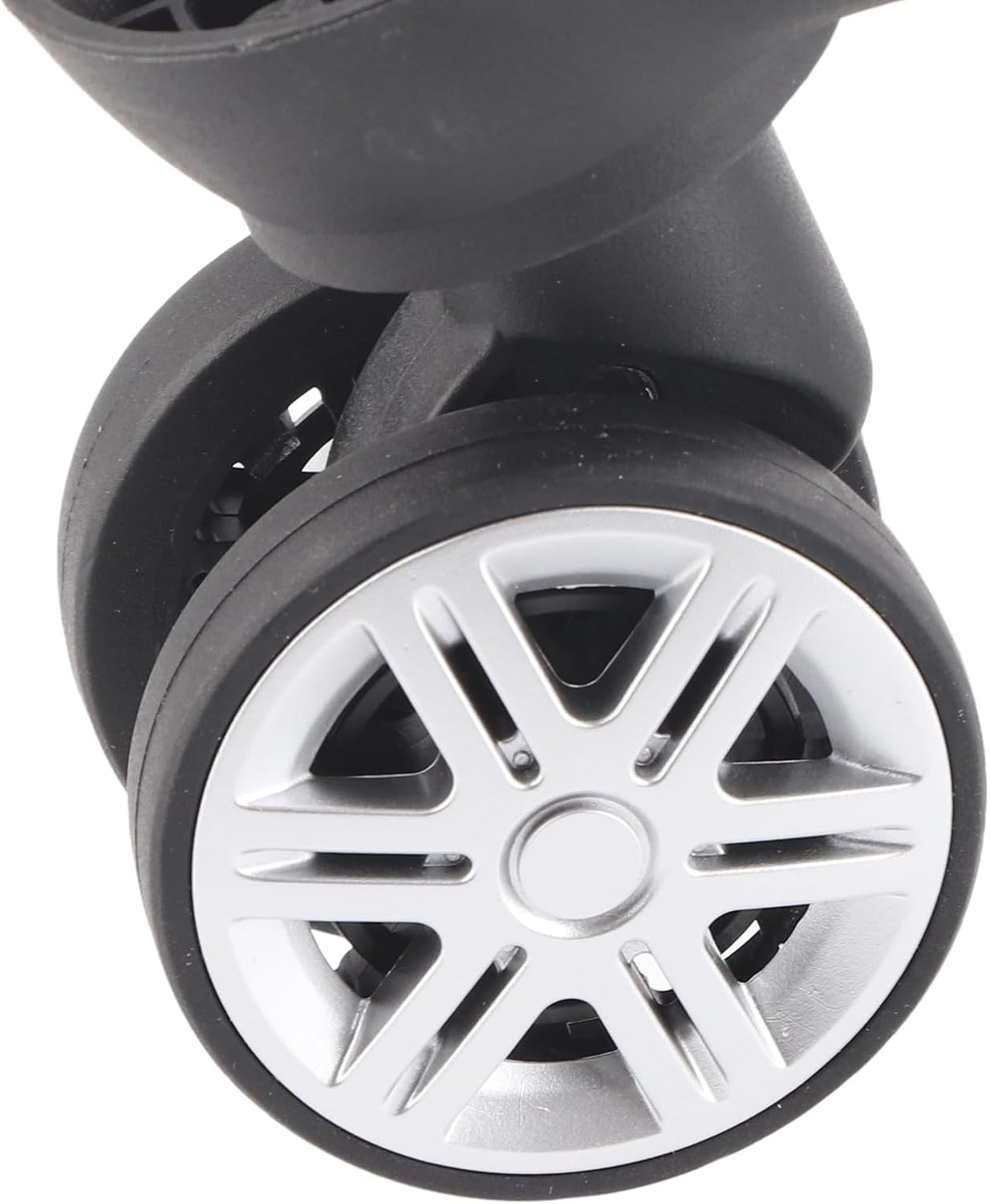 1Pair Luggage Replacement Wheels, Luggage Wheels, Outdoor Double Row Large Wheel, Durable Luggage Caster Wheels Draw Bar Box Code Case Suitcase Accessory, Luggage Travel Gear image number 5