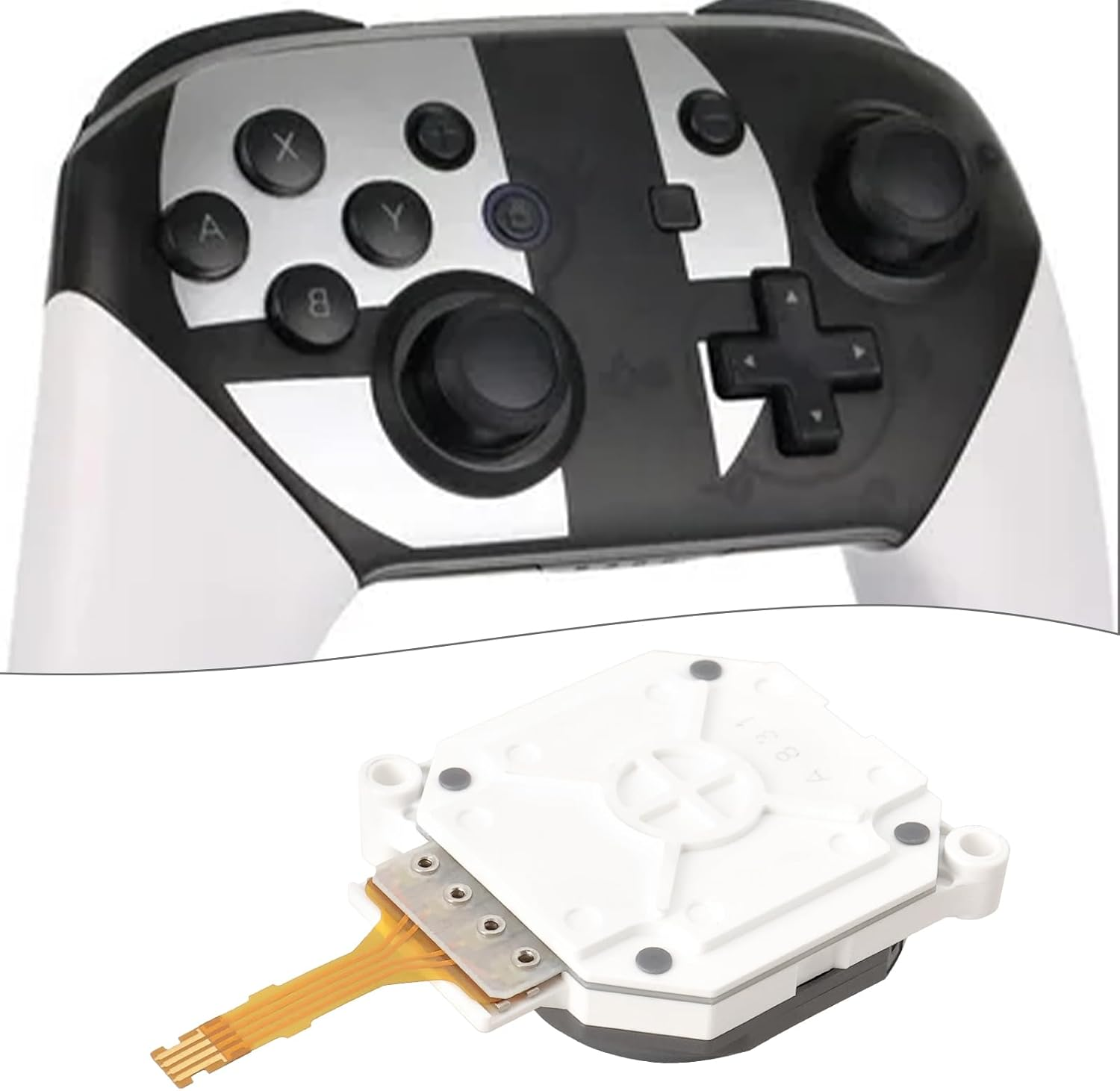 OTOTEC 1PC Analog Thumb Stick Joystick and Rocker Cap Compatible with Nintendo 3DS/XL LL 25X22Mm Analog Stick Controller Gamepad Analog Thumb Stick image number 5