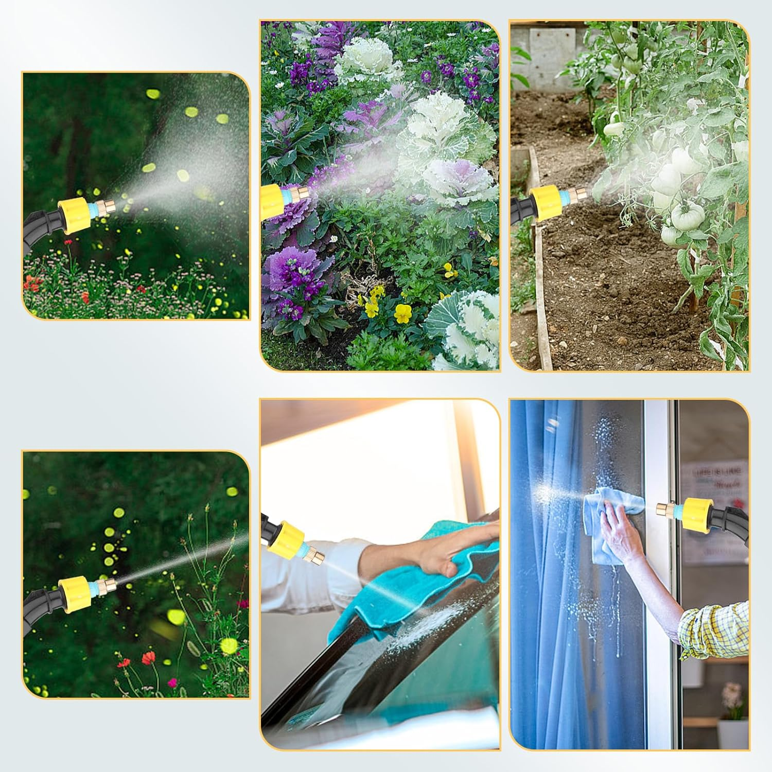 8L Electric Garden Sprayer, Shoulder-Type Electric Watering Pot Air Humidification Portable Spray Multifunctional Gardening Irrigation Home