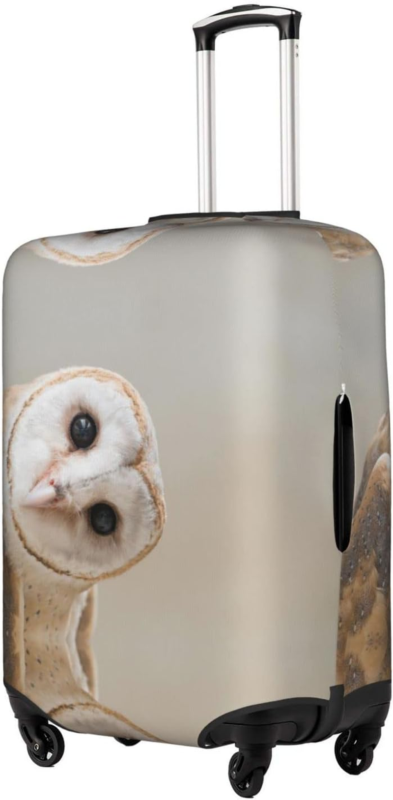 Obabo Butterfly Purple Travel Luggage Cover,Washable Suitcase Cover Protector Anti-Scratch Suitcase Cover Fits 18-32 In, Funny Owl, M image number 3