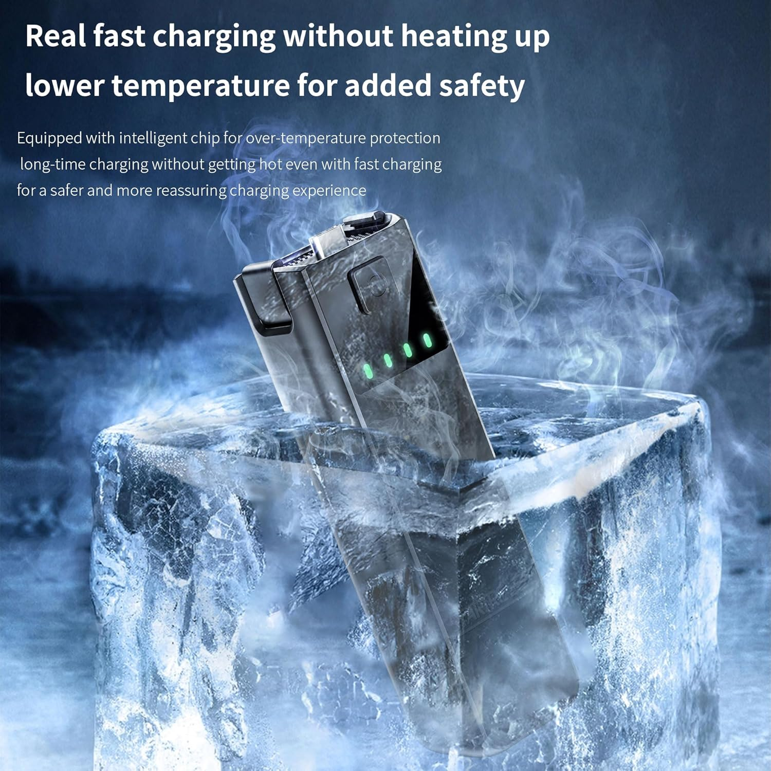 Pocket 3 Battery Handle Compatible with DJI Osmo Pocket 3,XICEN, Built-In 4000Mah Battery 22.5W Fast Charging, Supports External Audio Devices and Tripod image number 4