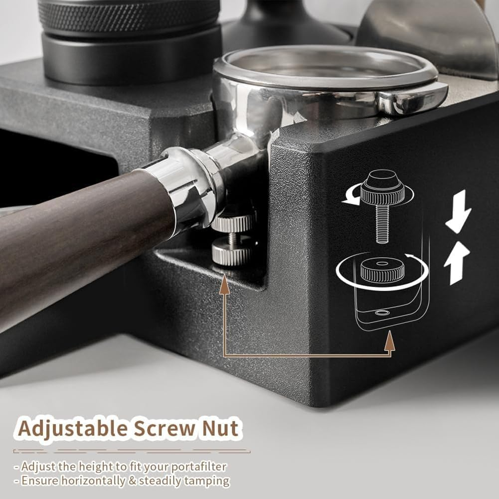 Veumoie Espresso Tamping Station Organizer Coffee Tamper Holder for 58Mm 54Mm 51Mm Epsresso Portafilter Coffee Tools Organzier image number 2
