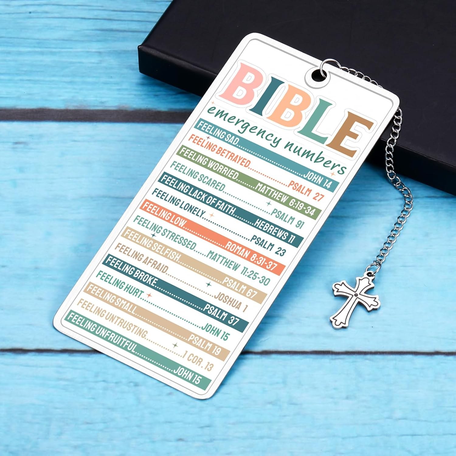 Bible Bookmark Bible Accessories Stuff Baptism Gift for Girls Confirmation Gifts for Teen Girls Boys Christian Decor Bible Study Supplies Faith Based Gifts for Women Bible Essentials image number 3
