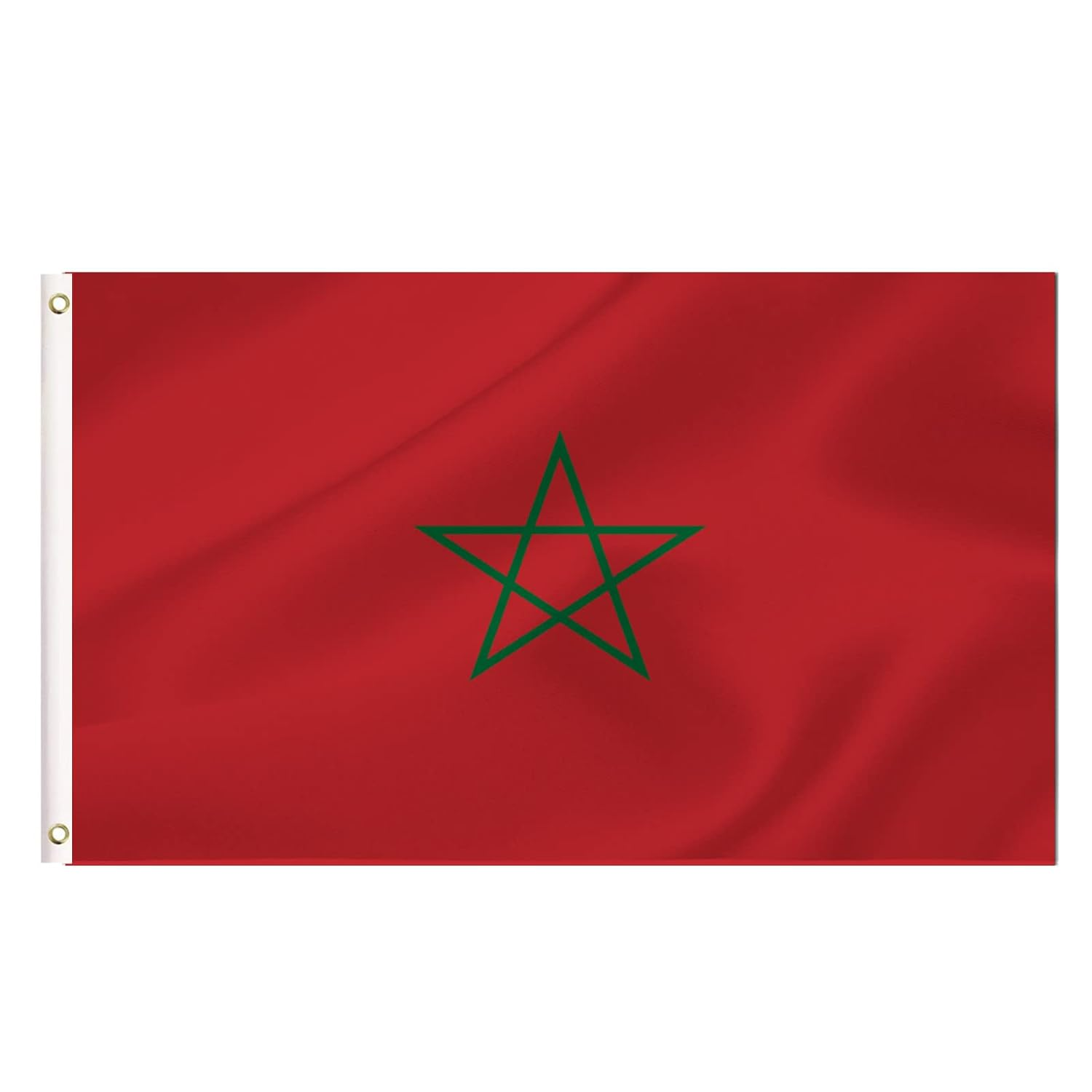 LARGE Moroccan Flag, 3X5Ft Morocco Flags Banner for Indoor Outdoor Decoration of Canada Yards.Parade or Express Mood image number 1