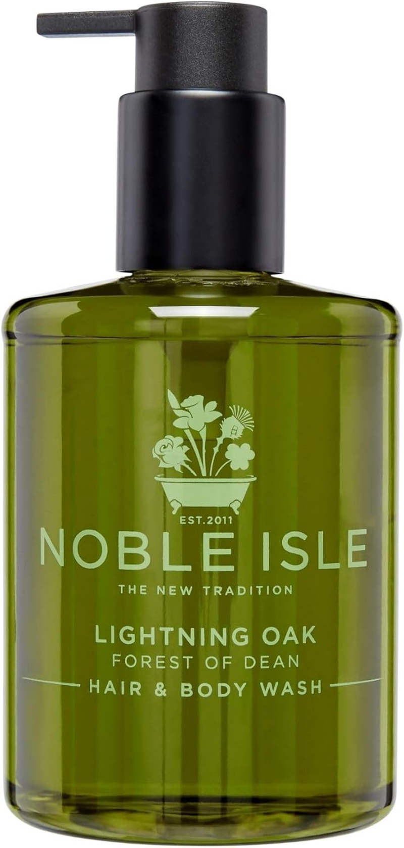 Noble Island Cleansing Gel for Hair and Body Lightning Oak, 250 Ml image number 2