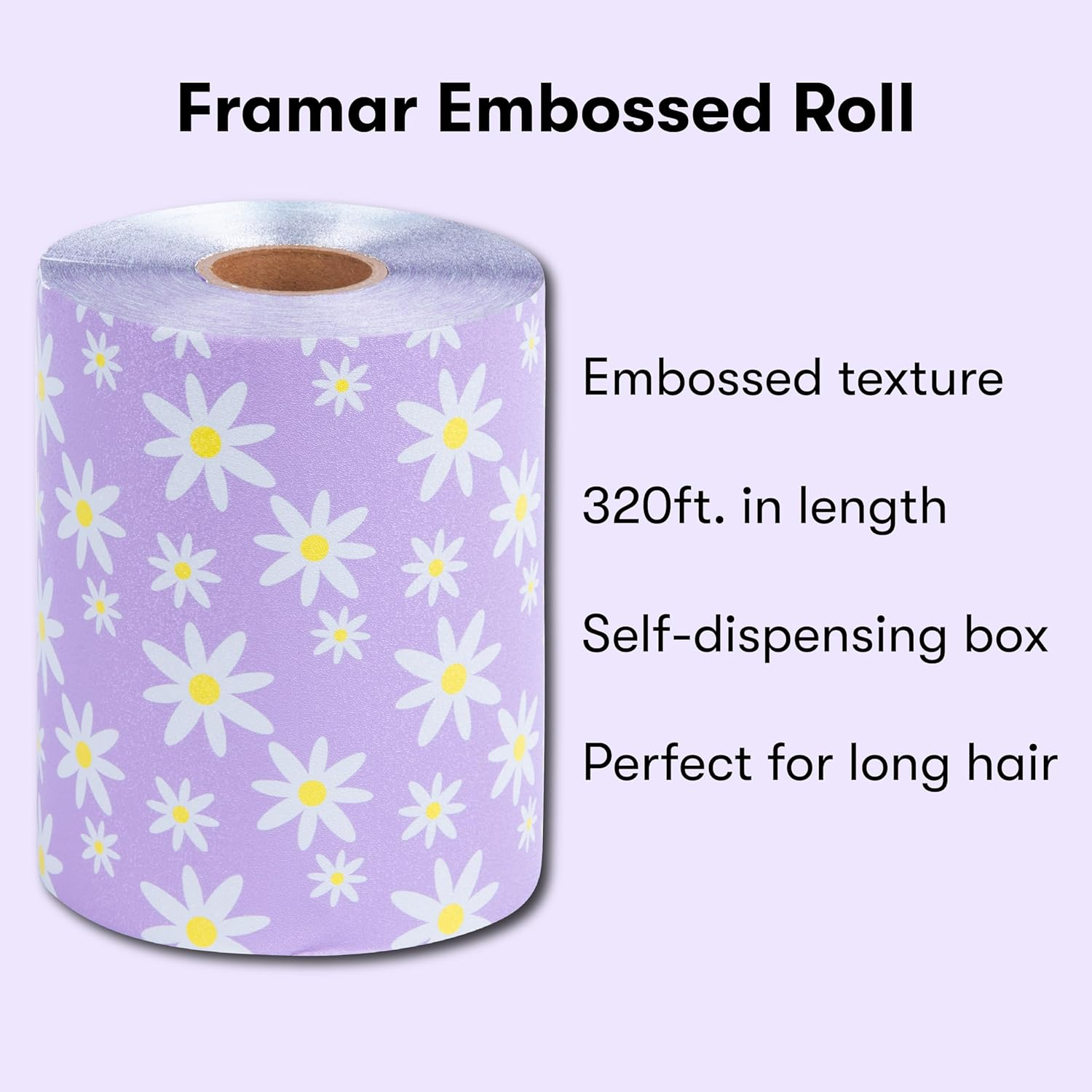 FRAMAR Whoopsie Daisy Hair Foil Hair Foils for Highlighting Long Hair, Highlight Foils for Hair Highlighting, Salon Foils for Hair Highlighting Kit, Salon Foils for Hair Stylist, Foil Hair 320 Ft image number 1