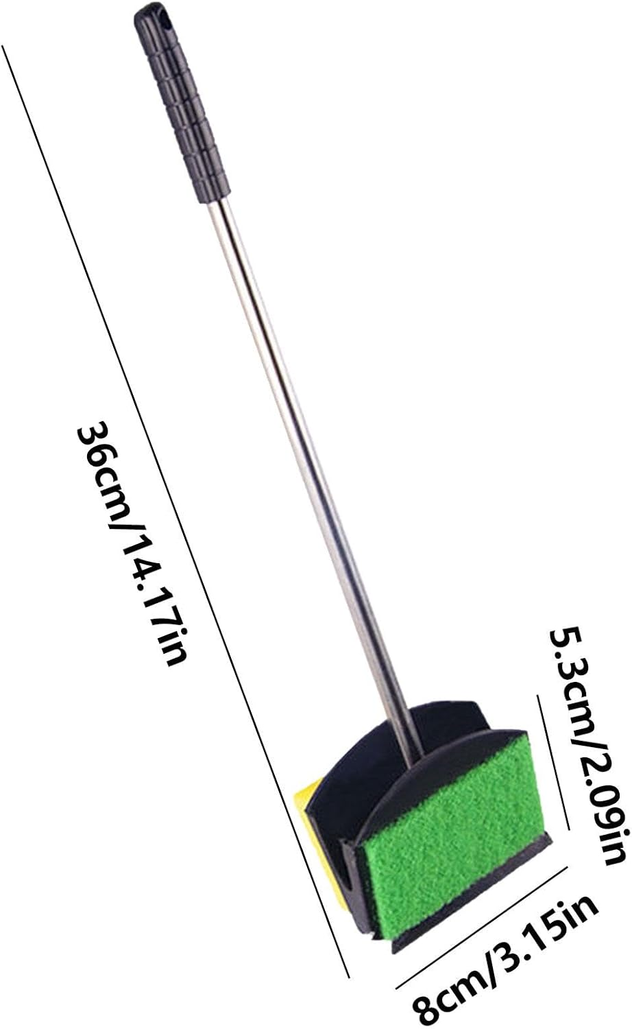 Fish Tank Cleaning Brush, Aquarium Cleaning Brush - Double Sided Cleaning Brush Cleaner | Aquarium Scrubber with Long Handle, Aquarium Brushes S image number 2