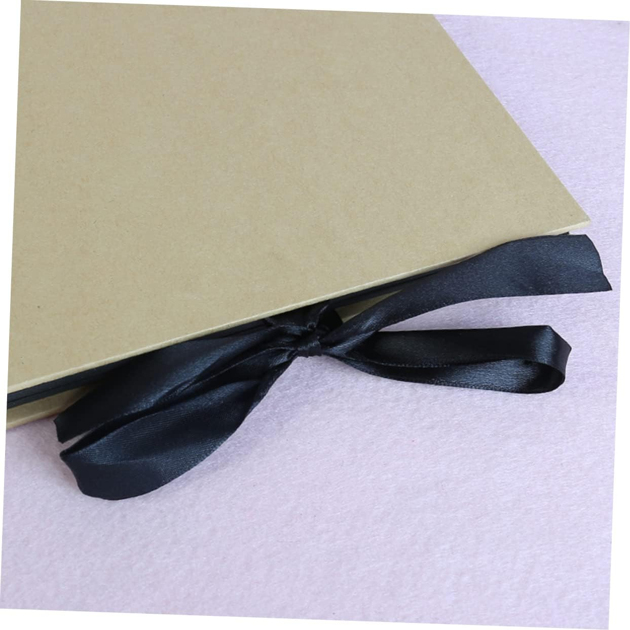 STOBAZA Creative Paper Scrapbook Photo Album DIY Memory Album for Weddings Valentines Day Travel High Capacity for Photos Bow for Personalization image number 3