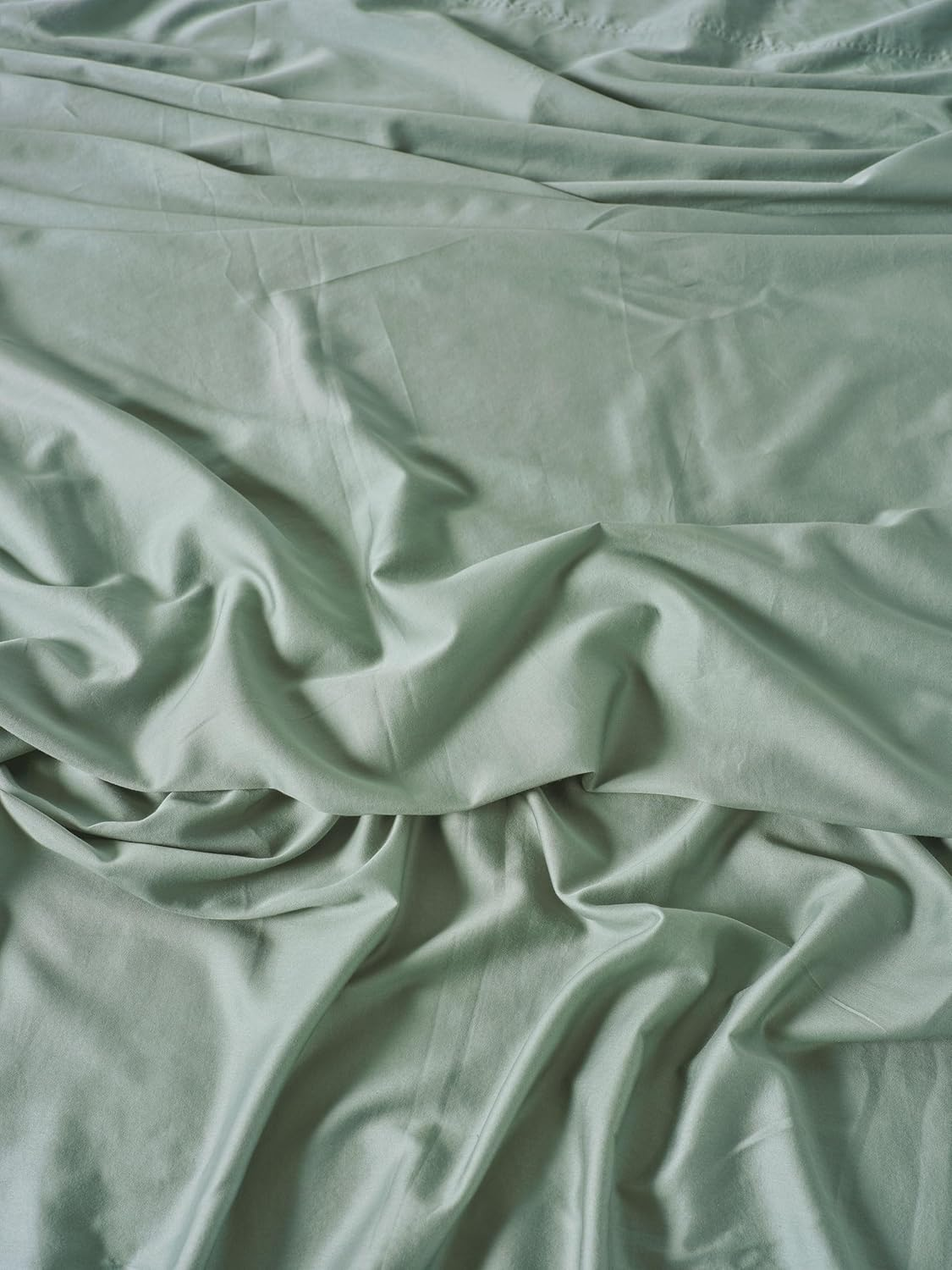 Linen House Surf Wash Sheet Set, Seafoam, Single Bed image number 3