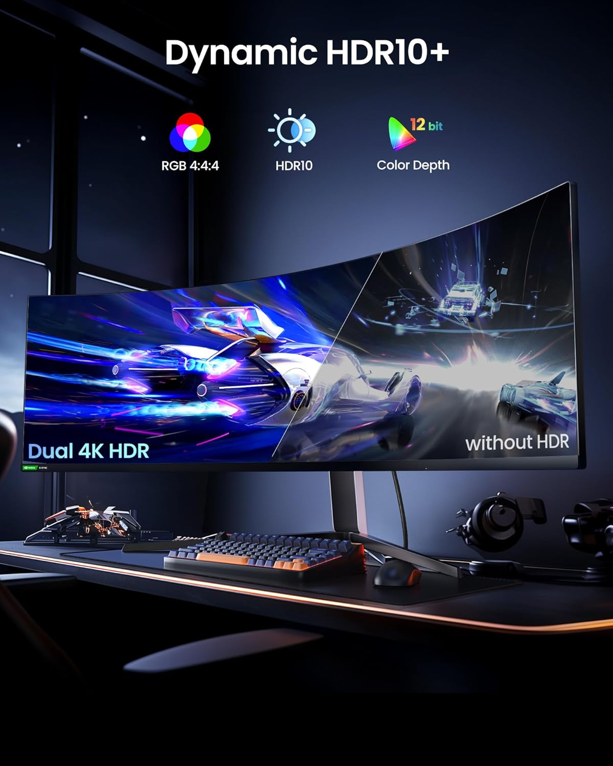 Silkland Displayport Cable 2.1 54Gbps, [16K@30Hz, 8K@165Hz, 4K@480Hz 360Hz 240Hz] DP 2.1 Cable 16K, DP54 HDR DSC Display Port Cord Compatible Freesync G-Sync Gaming Monitor 5090, 7900XTX, 5M