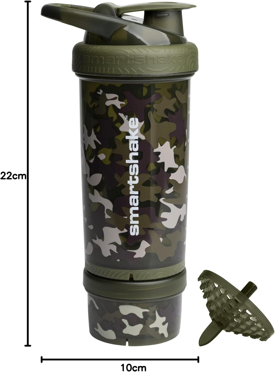Smartshake Revive Shaker, 750 Ml Capacity, Camo Green image number 4
