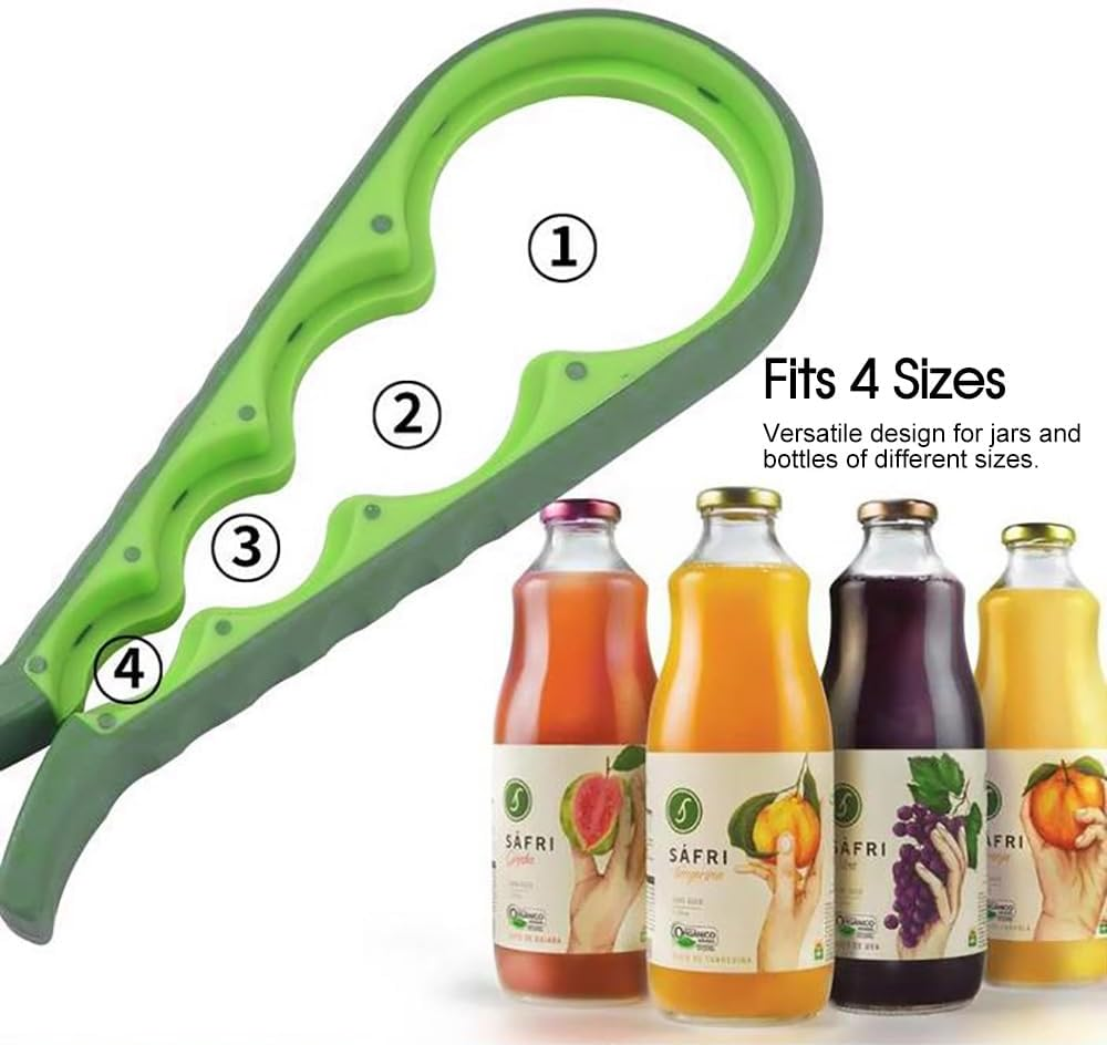 22.3CM Jar Opener for 4 Lid Sizes &ndash; Non-Slip Grip Jar Opener Tool for Weak Hands, Seniors, Arthritis, Easy Lid Removal for Jars and Bottles (2)