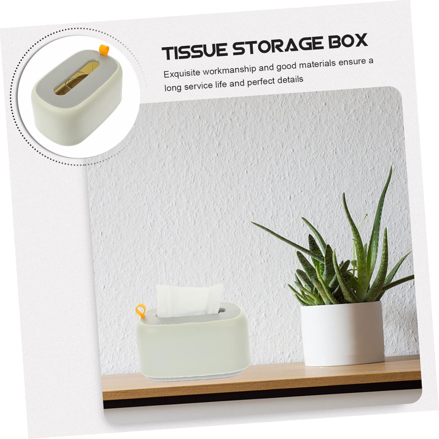 Holder Dispenser Napkin and Tissue Storage Wall-Mounted Stylish Practical image number 2