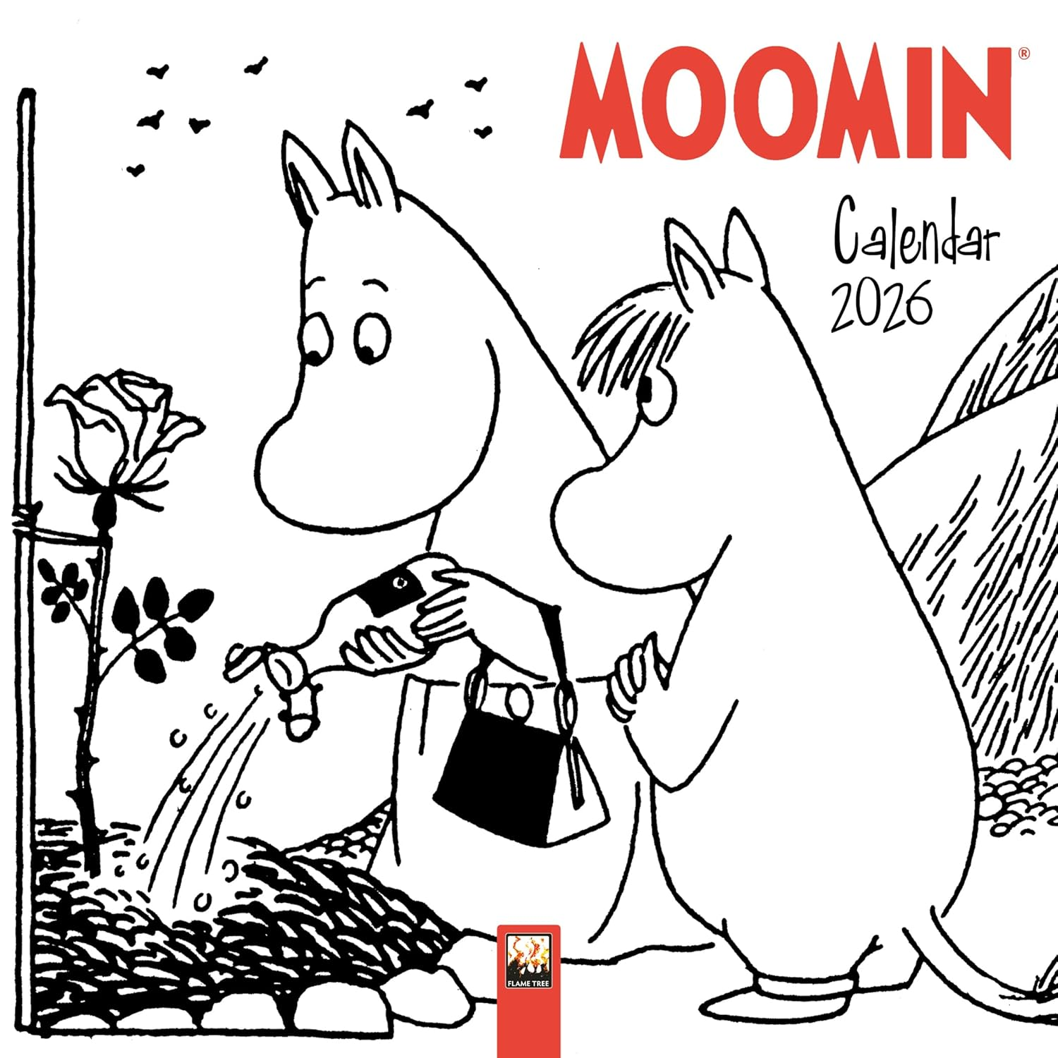 Moomin Mini Wall Calendar 2026 (Art Calendar) image number 3