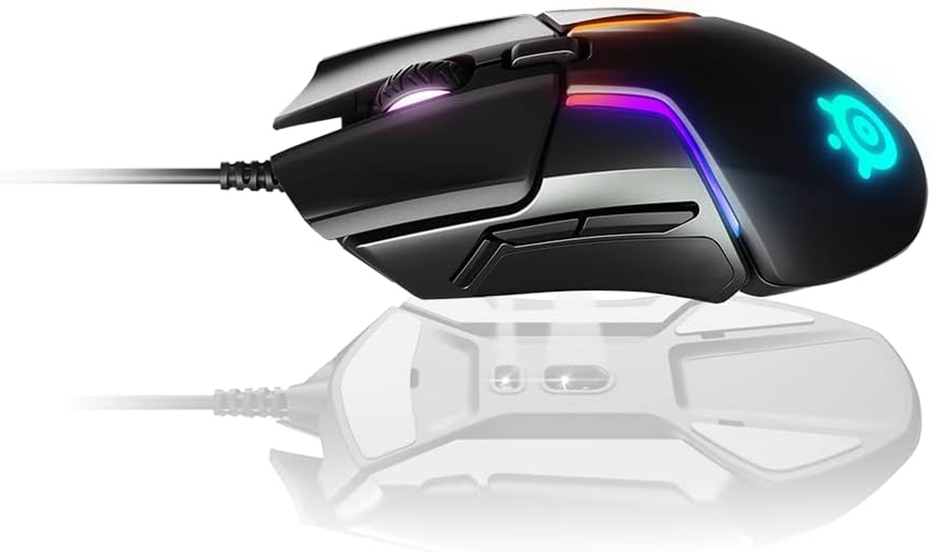 Steelseries Rival 600 Wired 7-Button 96-128G Gaming Mouse - Prism 3-Zone RGB Illumination - 12,000 CPI - Truemove3+ Dual Optical Sensor - 0.5 Lift-Off Distance image number 5