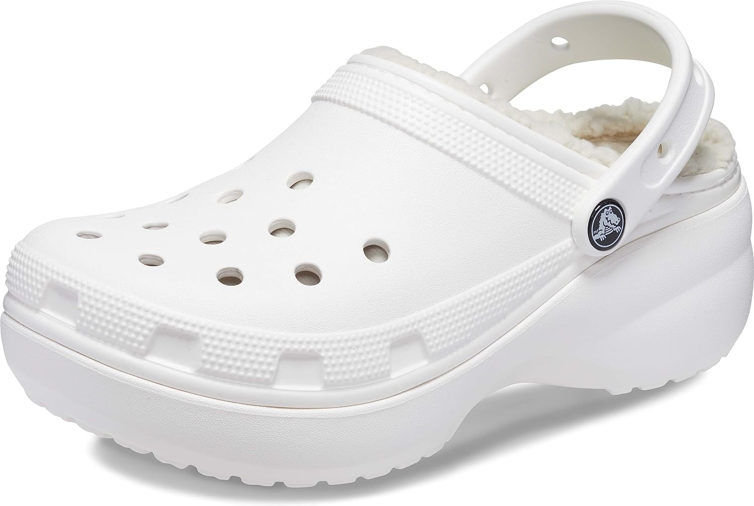 Crocs Women'S Classic Platform Lined Clog image number 4