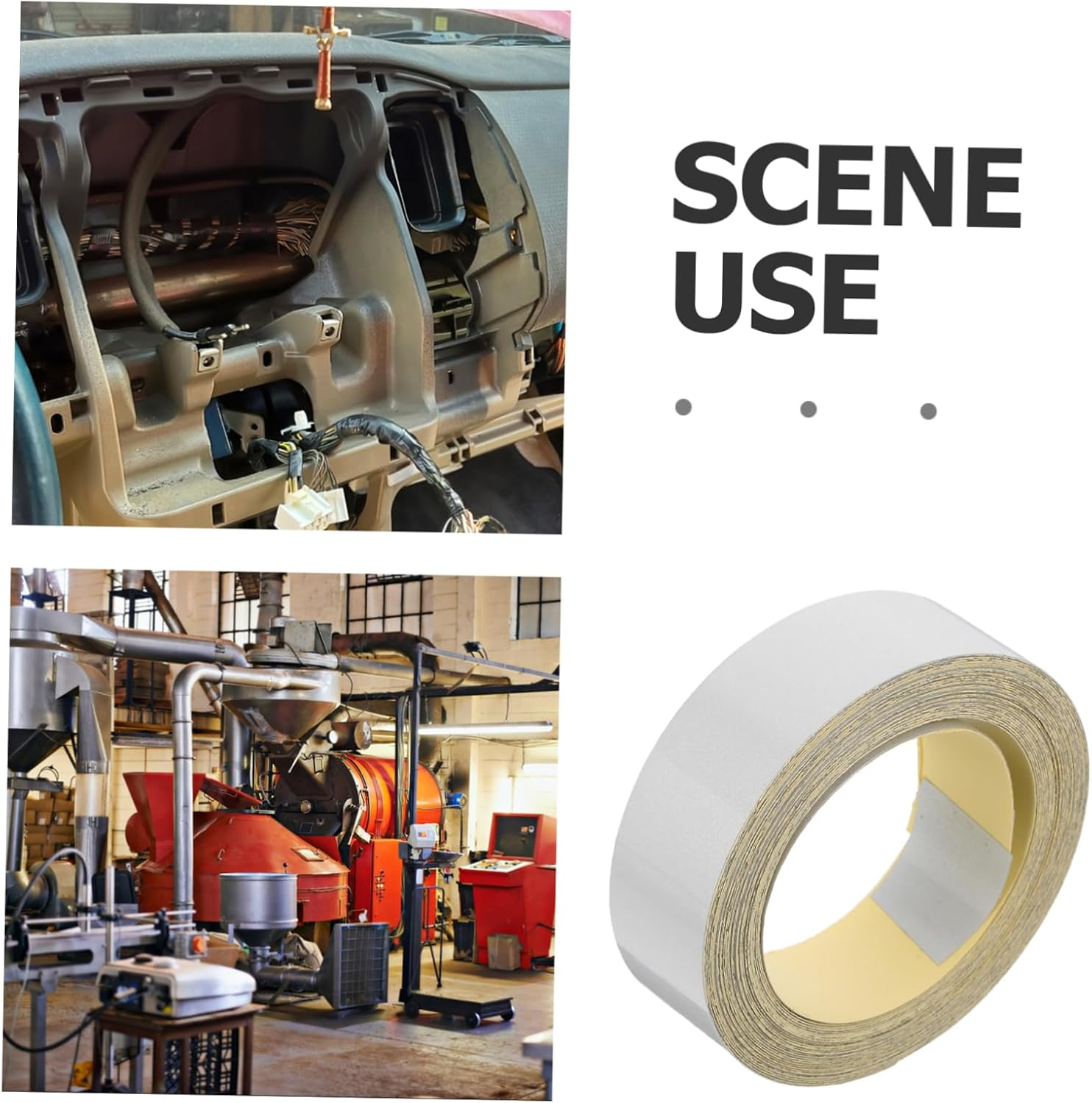 Self Adhesive Reflective Tachometer Tape Non Contact Optical Stripes for Automotive Mechanical and Industrial Equipment Applications