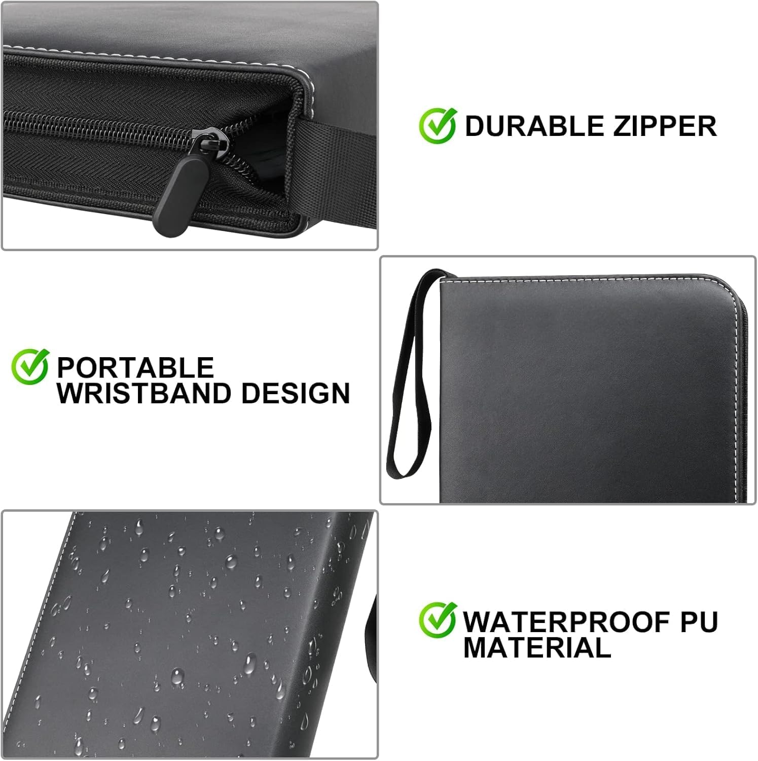 1440 Pockets Trading Card Binder, 9 Pocket Top Loader Playing Card Holder Trading Card Album with 80 Removable Card Sleeves, Trading Card Storage for TCG Pokemon Yoto Soccer Cards Folder image number 5