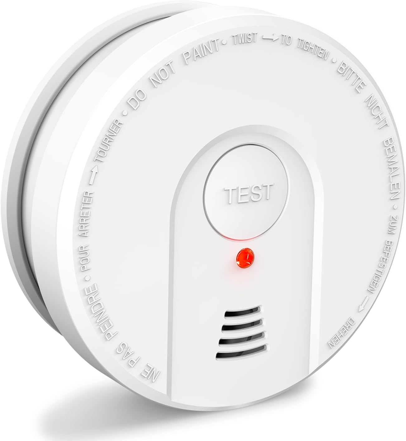 ZYTA Smoke Alarms for Home,Fire Smoke Detector with 5-Year Replaceable Battery,Test/Mute Button,Led Indicator,Battery Powered,1902(1 Pack) image number 5