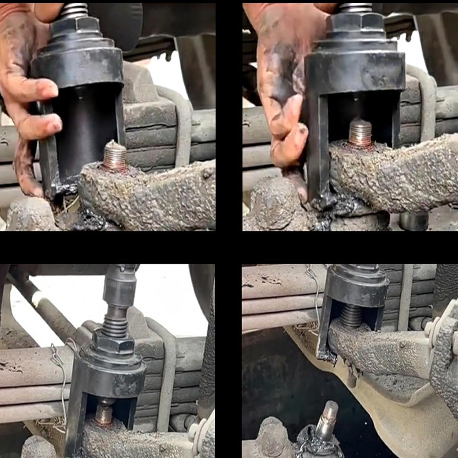 Ball Joint Puller | Fork Ball Joint Removal Tools | Anti-Slip Scratch-Resistant Puller for Motor Balljoint Atv Truck Automotive