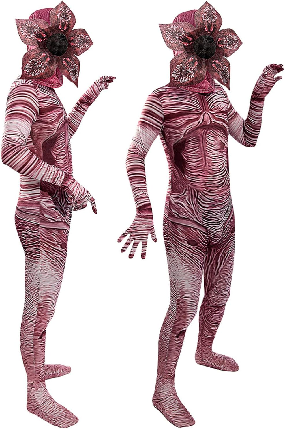 Halloween Scary Cosplay Flower Monster Jumpsuit up Child Horror Monster Scary Bodysuit Party Outfit 5-12 Years image number 6