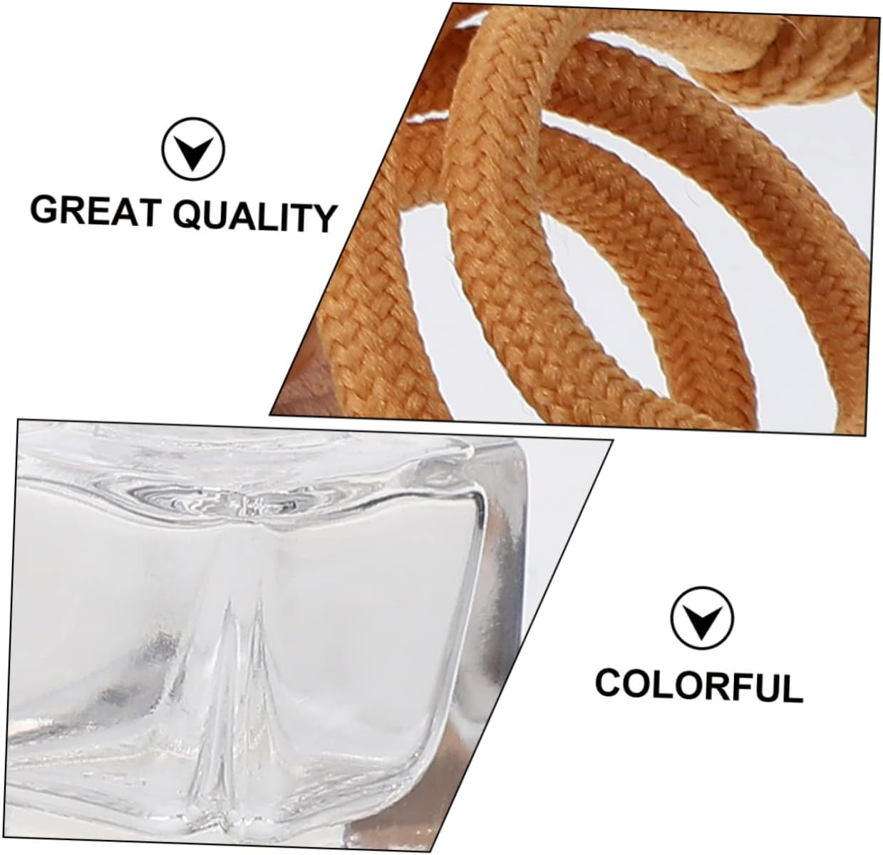 ERINGOGO 2Sets 6-Pack Car Hanging Aromatherapy Bottles Perfume Bottle Pendant Car Air Freshener Decorative 6Pcs*2 image number 3