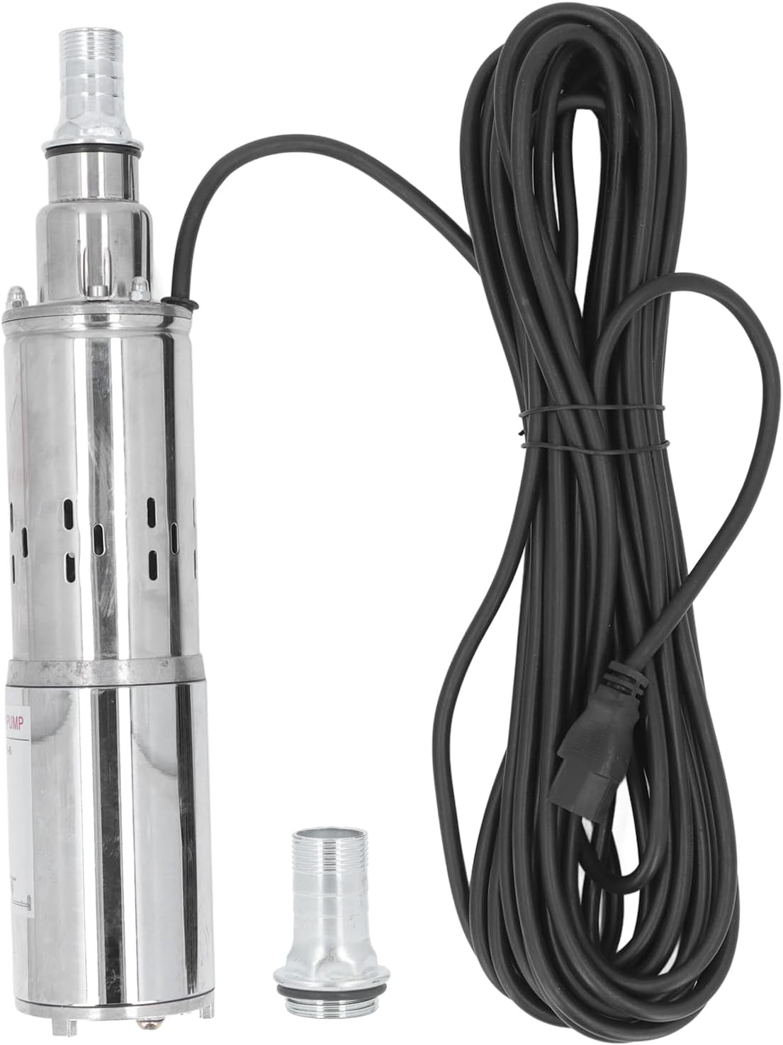 DC Screw Pump, Stainless Steel Deep Well Pump, Solar Submersible Pump, 45M Head, Copper Motor, 1.2M&sup3; H Flow Rate, Irrigation Pump, DC48-60V image number 1