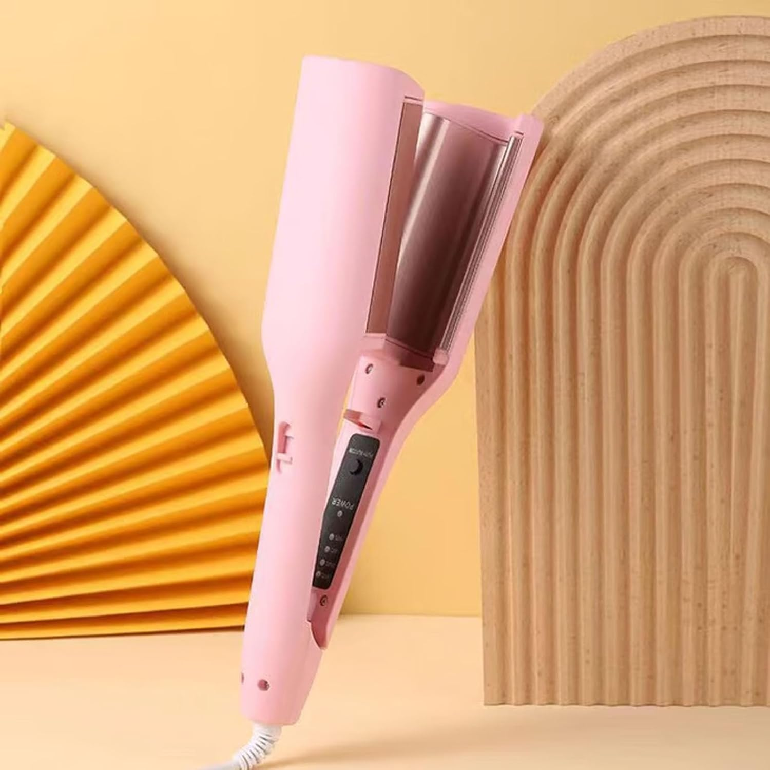 Homessencials Hair Styling Tool with Negative Ionic Technology, Homessencials 3D Curling Iron, 4 Gears Double-Sided Heating, Long Lasting, for Travel & Home (2Pcs) image number 1