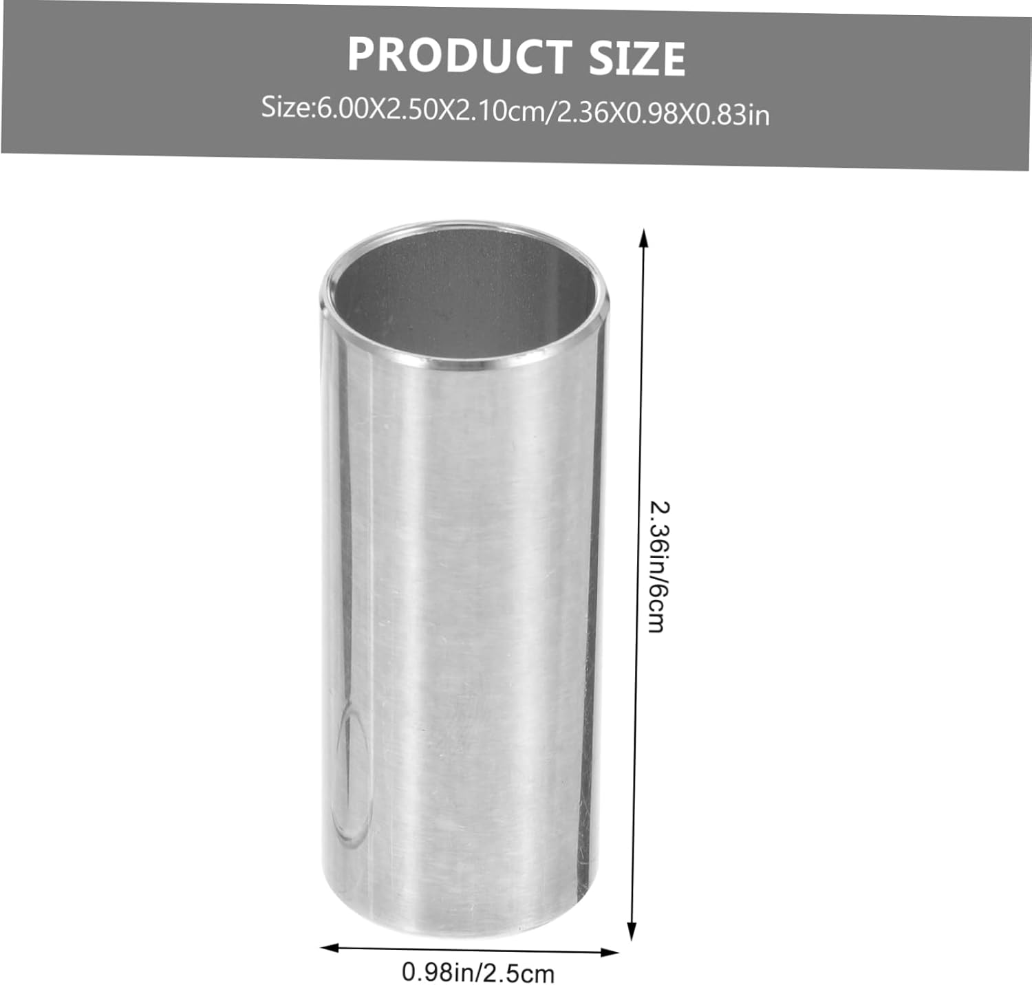 UPKOCH 2Pcs Guitar Slide Professional Standard Firm for Acoustic Electric Guitars Enhanced Tone