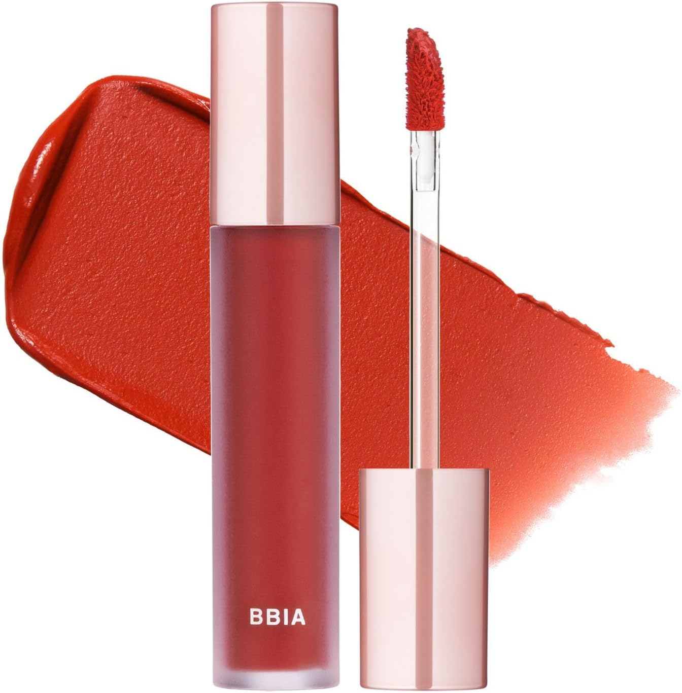 BBIA Last Velvet Tint - Soft & Creamy Matte Finish Lip Stain, Blur Effect with Velvety Texture, Long-Lasting, High Pigment, Lightweight, Non-Drying, Vegan, Korean Lip Makeup (V02 EXTRA BOUNCE)
