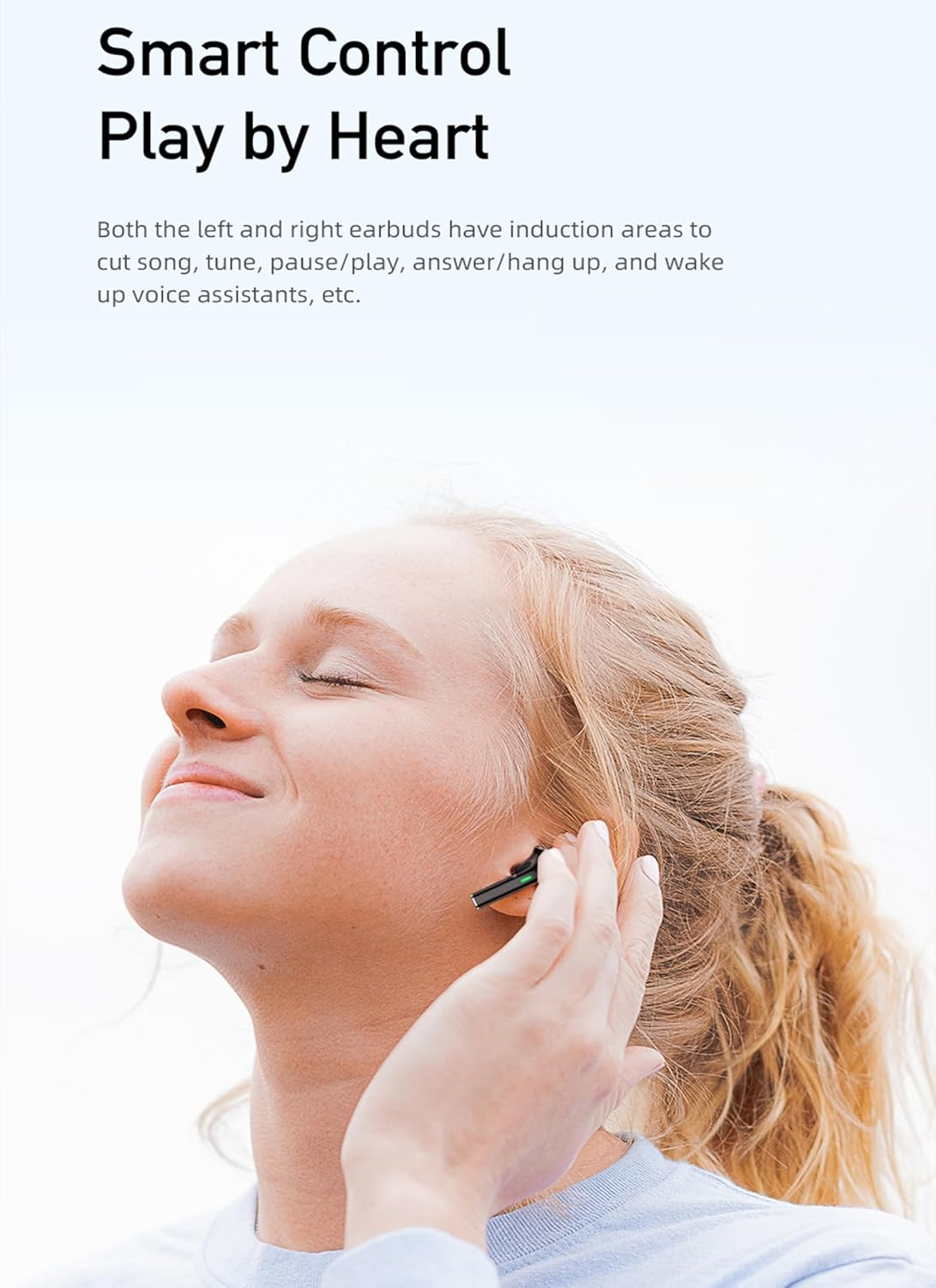 AWEI T26 Pro Wireless Ear Buds, Bluetooth Ear Buds with Big Bass Stereo Sound, 300Mah Headphone Charging Pod 36 Hours Playtime, Lightweight In-Ear Fit, Wireless Earbuds IPX6 Waterproof Black image number 1