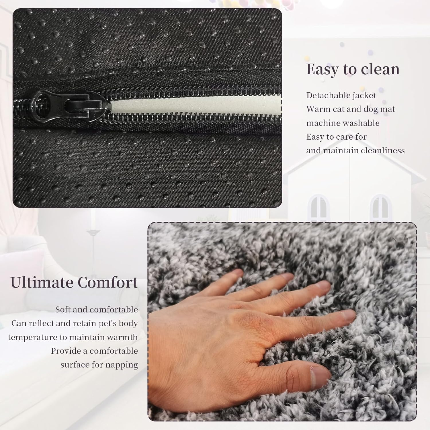 Non-Slip Carpet Mat, Non-Slip Carpet Underlay, Non-Slip Carpet Underlay, Non-Slip Mat, Non-Slip Mat for Cats, Non-Slip Mat Fixer for Cats image number 1