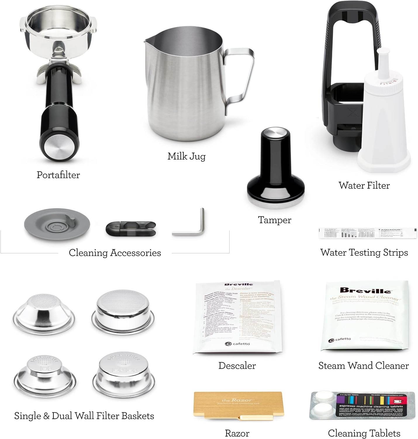 Breville the Dual Boiler Espresso Machine, BES920BSS, Brushed Stainless Steel image number 2