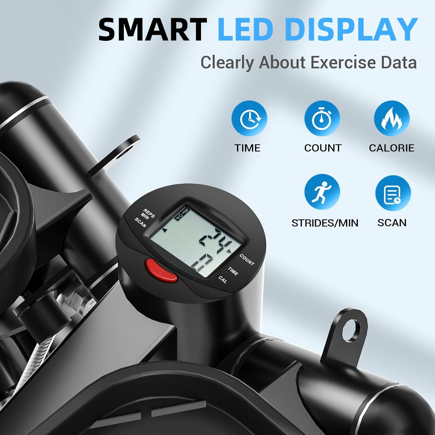 Steppers for Exercise at Home, Mini Stepper with Resistance Bands Full Body Workout Adjustable Heigh Stair Stepper for Home Twist Stepper with 350Lbs Loadingt Capacity (With Mat) image number 5