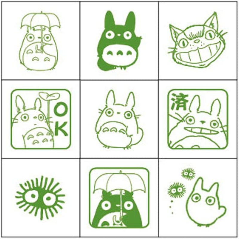Studio Ghibli My Neighbour Totoro Mini Rubber Stamp Set image number 3