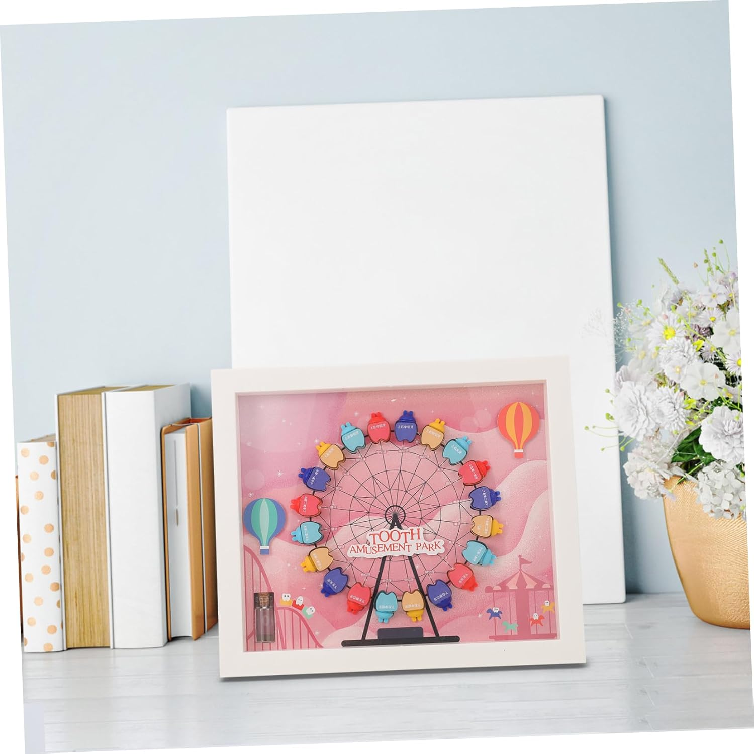 SHOWERORO Tooth Box Keepsake for Boys Decorative Newborn Tooth Storage Present for Cherishing Milestones Durable Design image number 2