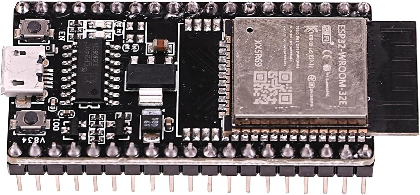 A-DIGISHUO 2Pcs Sp32-Devkitc-32E Development Board 2.4Ghz Dual-Mode Wifi+Bluetooth Dual Core Processor Integrated Antenna RF Amplifier Filter AP STA for Arduino IDE with Cable (Micro USB) image number 2