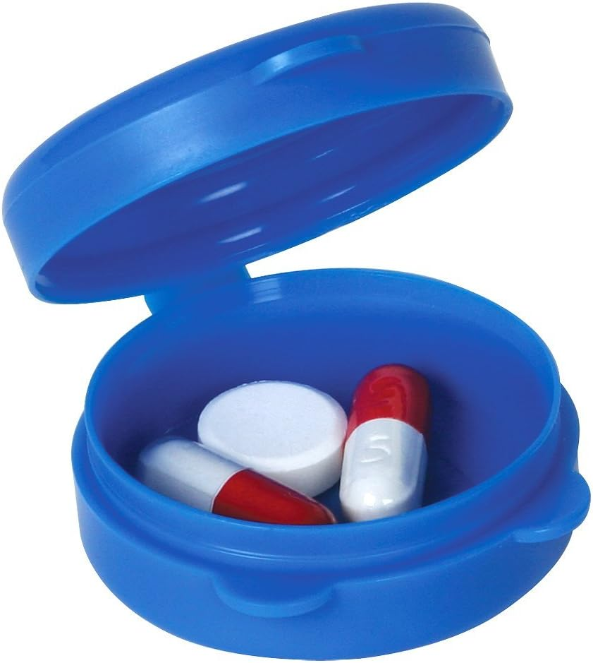 Ezy Dose Daily Pill and Vitamin Container (2 Count) │ Portable Pill Box image number 3