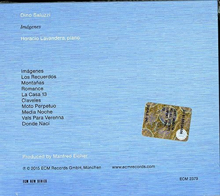ECM Dino Saluzzi, Horacio Lavandera &ndash; Imagenes (Music for Piano) CD image number 4