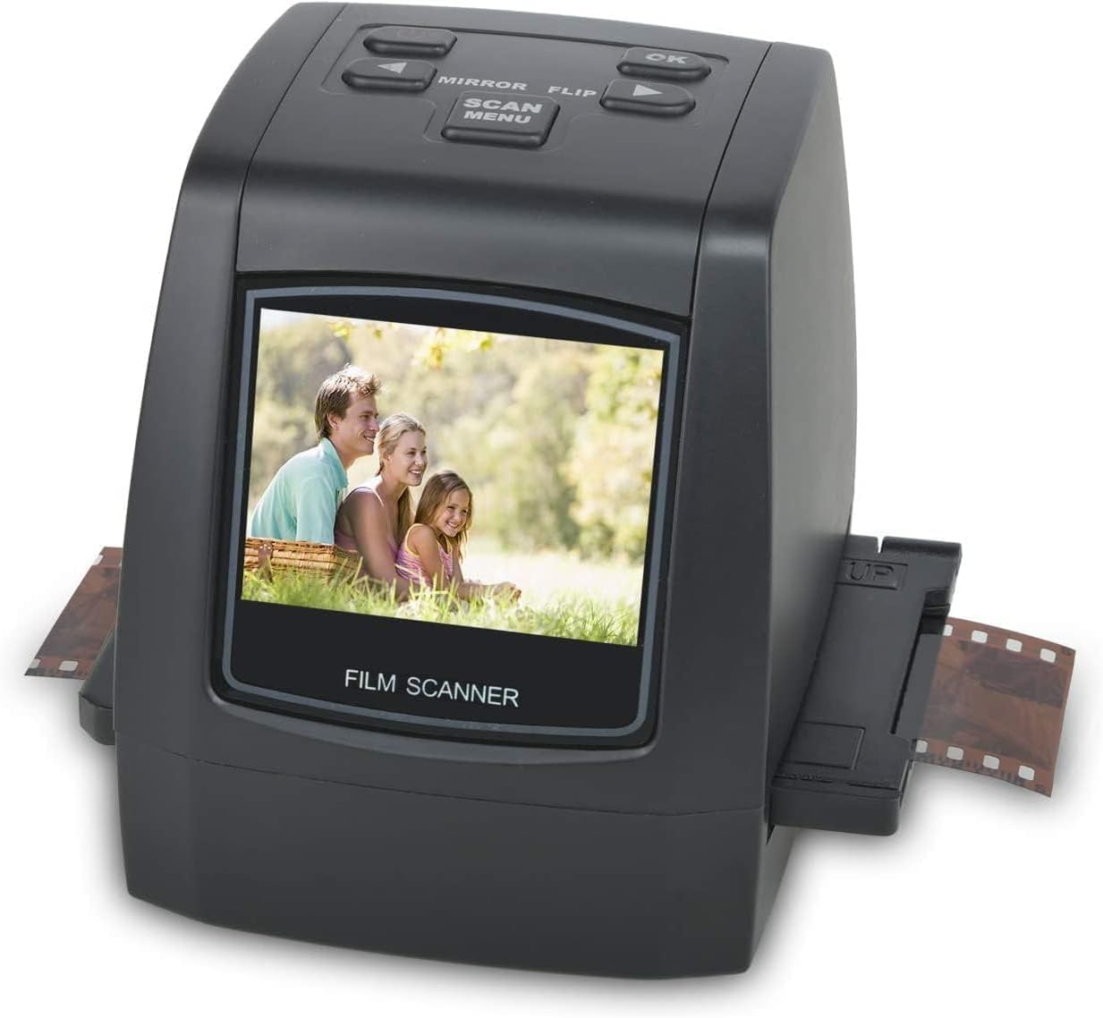 DIGITNOW All-In-One High Resolution 22MP Film Scanner Converts 126Kpk/135/110/Super 8 Films Slides Negatives into Digital Photos Vibrant 2.4 LCD Screen Impressive 128MB Built-In Memory (&lrm;Super 8) image number 5
