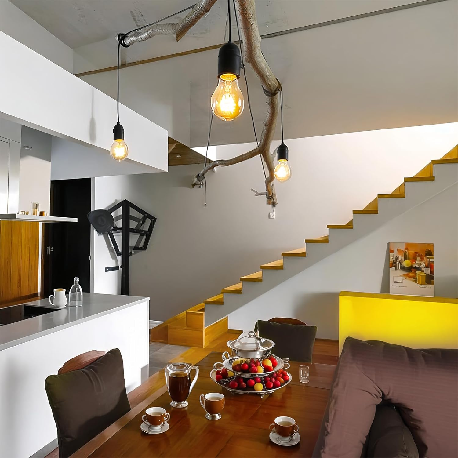 Spacelumen E27 Dimmable Bulbs 4W 40W Equivalent G45 Golf Ball Bulbs, Warm White 2700K, Vintage Led Edison Screw Bulb for Celling Fan Vanity Light & Pendant Light, 4-Pack image number 2