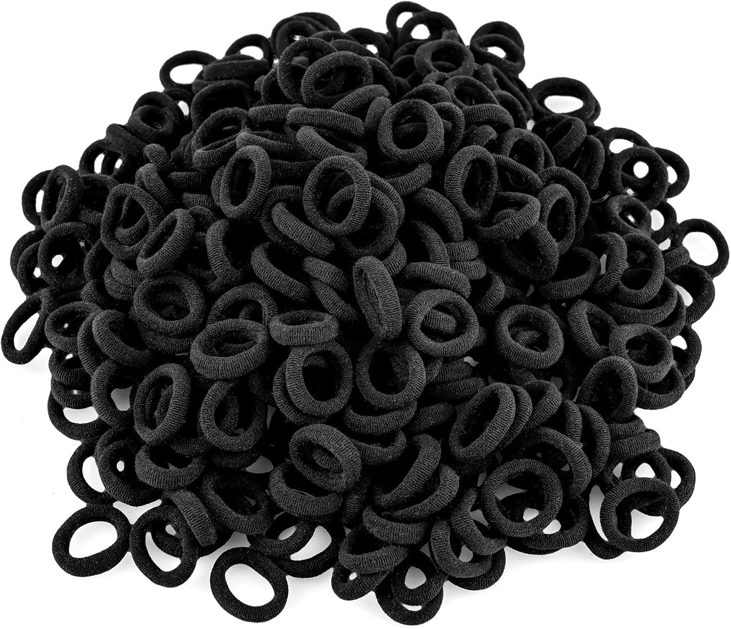 400 PCS Baby Hair Ties &ndash; No Damage Elastic Ponytail Holders, Soft Seamless Multicolor Hair Bands for Toddlers and Girls, Baby Hair Accessories (Mixed Blue)