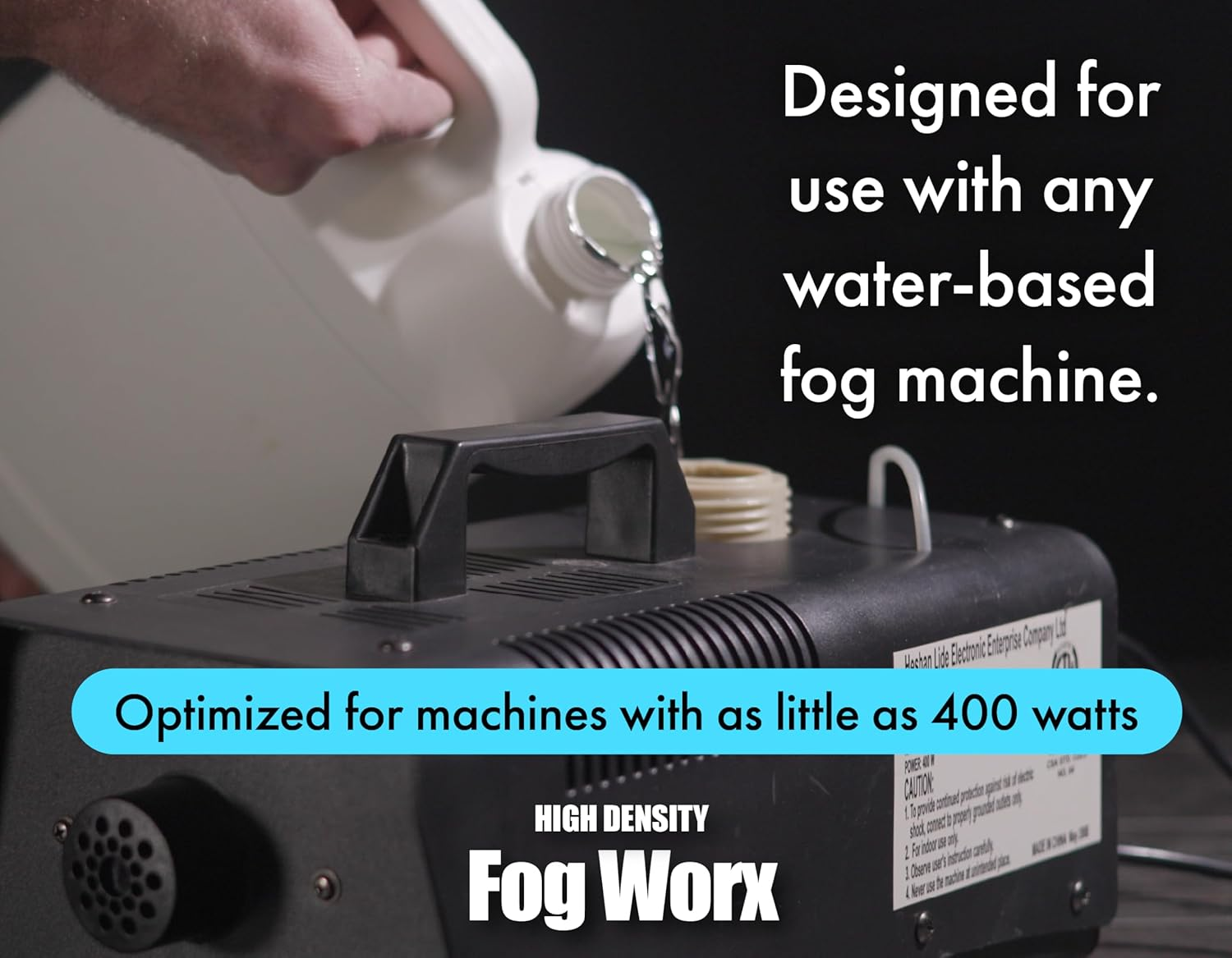 Fogworx Extreme High Density Fog Juice - Long Lasting High Output Water Based Fog Machine Fluid - 1 Quart 32 Ounces