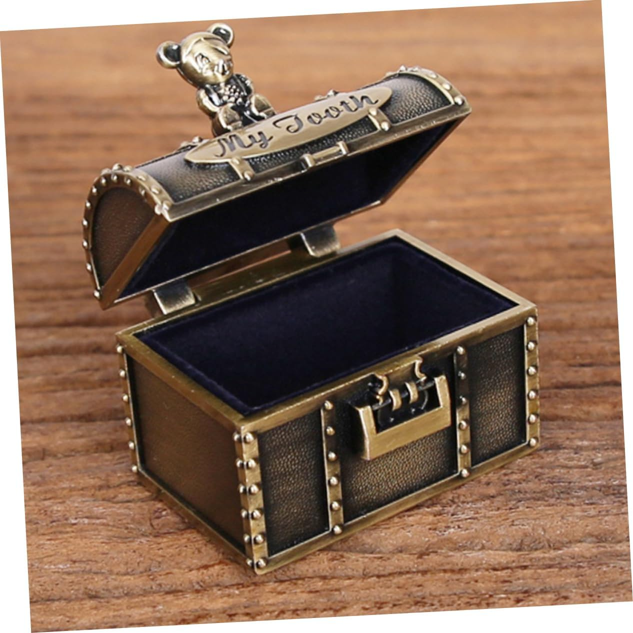 2Pcs Tooth Box Boys and Girls Keepsake Teeth Cases Made of Material for Fetal Hair Storage Box image number 1