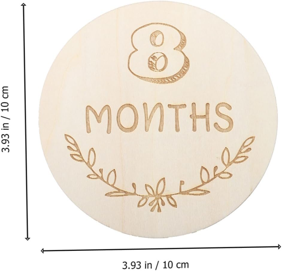 UPKOCH Milestone Cards Pregnancy Commemorative Birthday Cards Newborn Birth Photo Props for Newborns image number 1