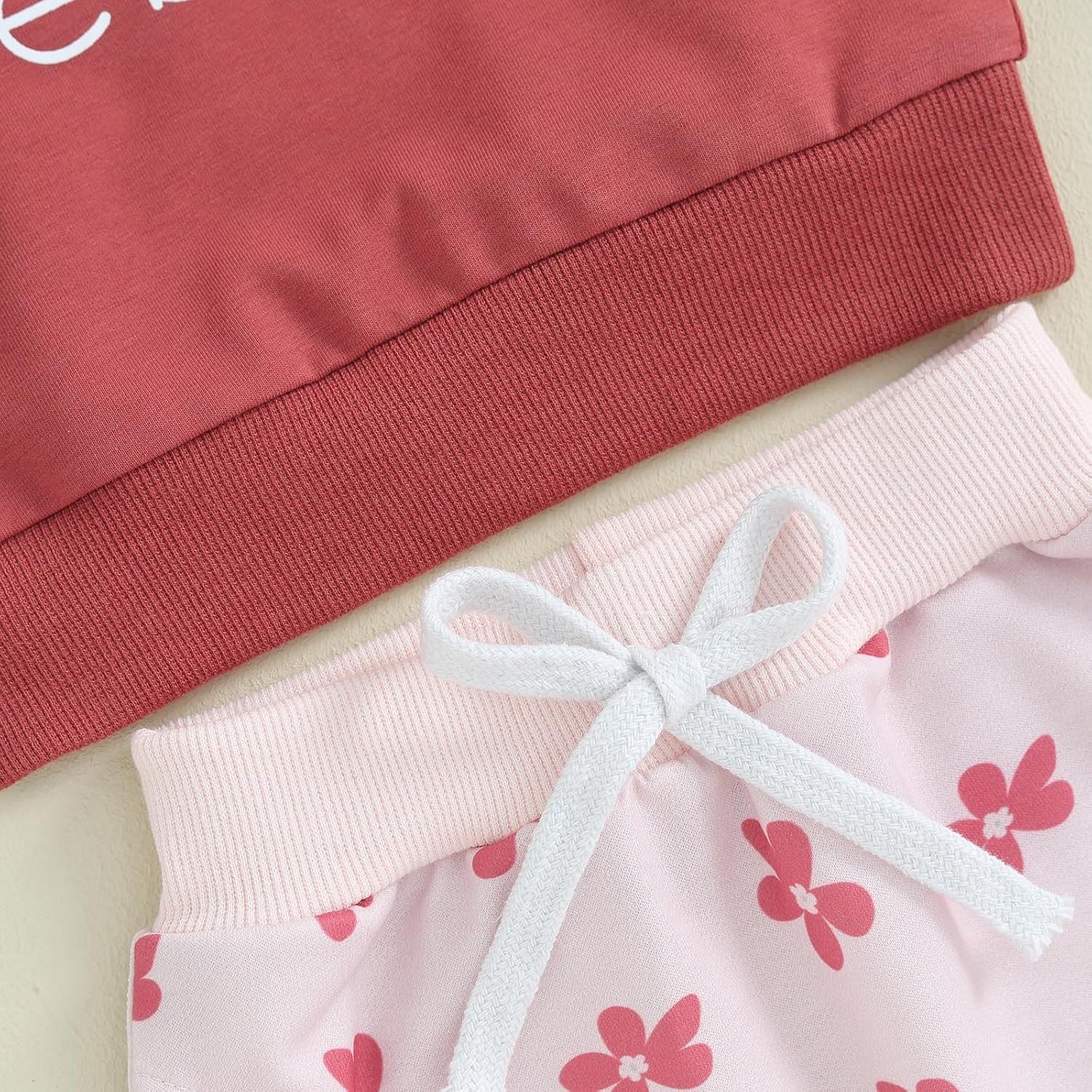 Bufarromio Toddler Baby Fall 2 Pcs Clothes Set Cute Embroidery Tracksuit Pants Set for Baby Boy Girls Casual Long Sleeves Sweatshirt Outfits image number 4