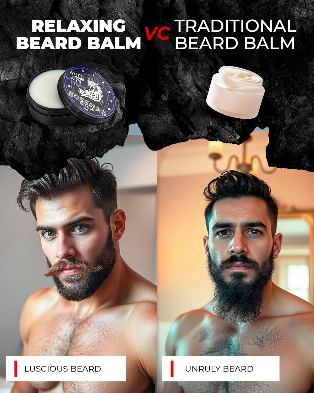 Bossman Naked Beard Balm 2 Oz image number 6