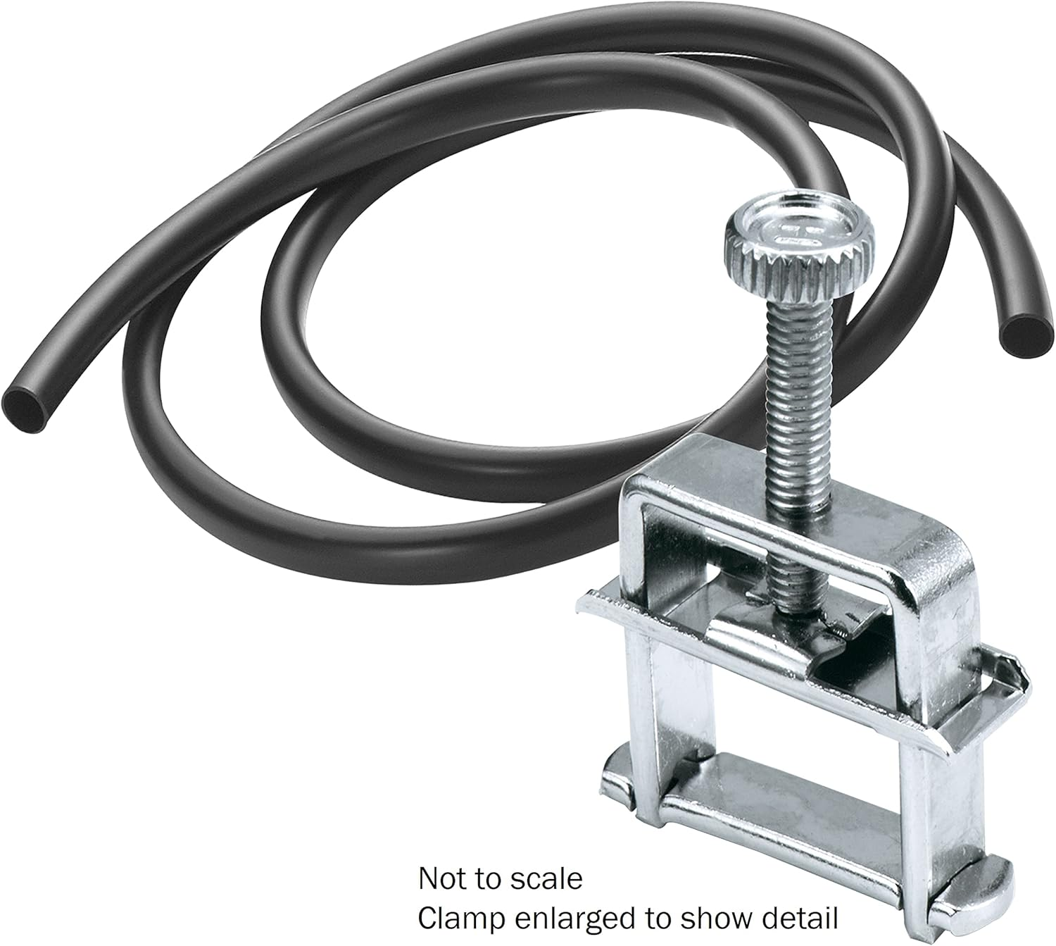 Little Giant C-2-PW Restrictor Tubing Clamp for 1/2-Inch Tubing or Smaller, Nickel, 566289 image number 2